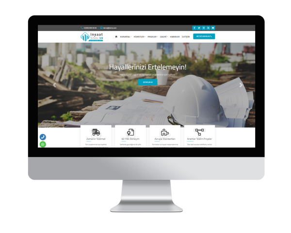 İnşaat V8 Web Sitesi