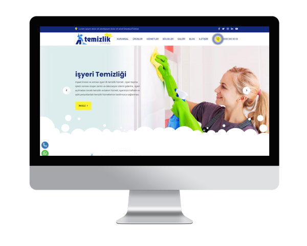 Temizlik Firması V1 Web Sitesi