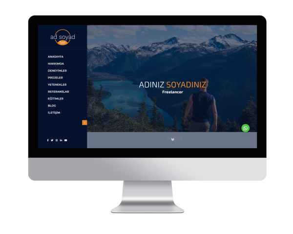 Kişisel Web Sitesi V1 (Sınırsız Dil)