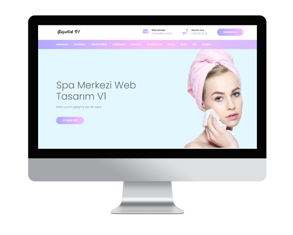 Güzellik - Kuaför - Spa Web Sitesi