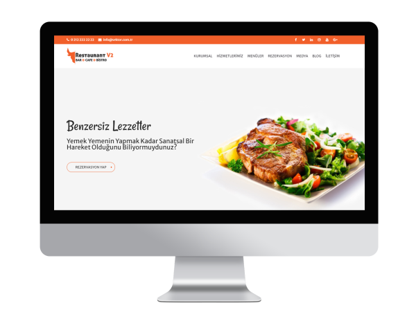 Restaurant v2 Web Sitesi