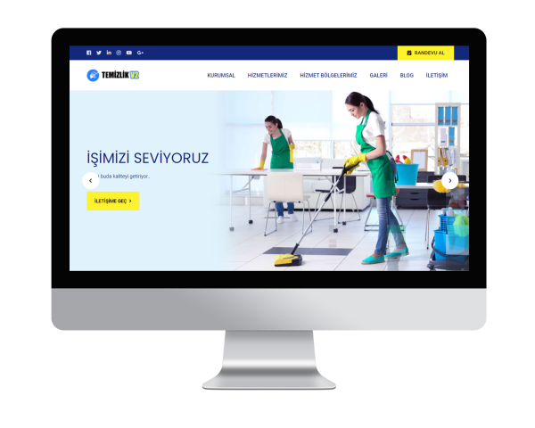 Temizlik Şirketi v2 Web Sitesi