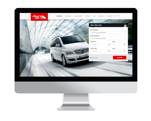 Rent A Car V2 Web Sitesi