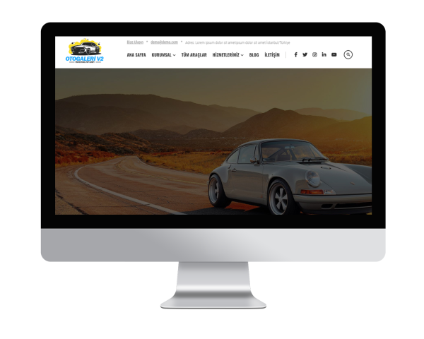 Otogaleri V2 (Sınırsız Dil) Web Sitesi