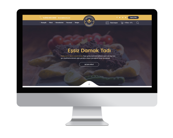 Cafe & Restaurant V4 Web Sitesi